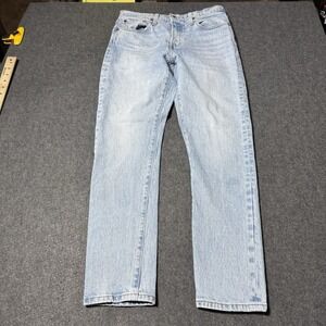 LEVI'S Premium 501 Women's Jeans Size 27x27 Blue Light Wash Button Fly Classic